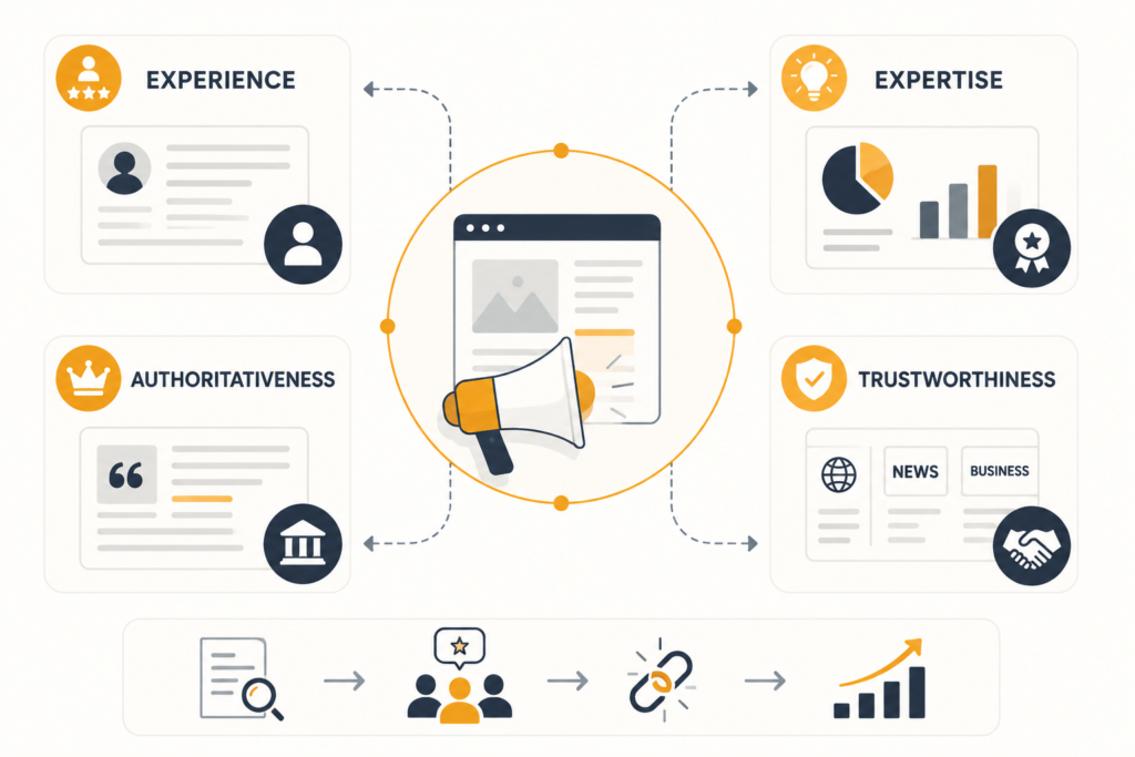 google's e-e-a-t and how digital pr builds signal